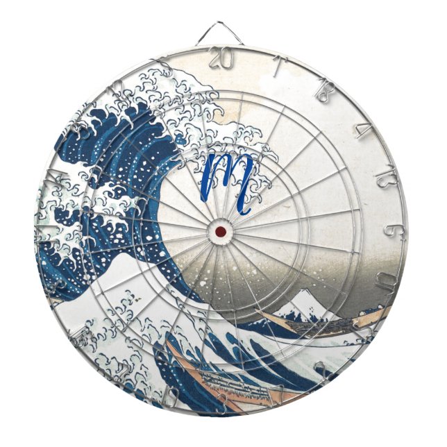 The Great Wave - Japanese art Dartboard (Front)