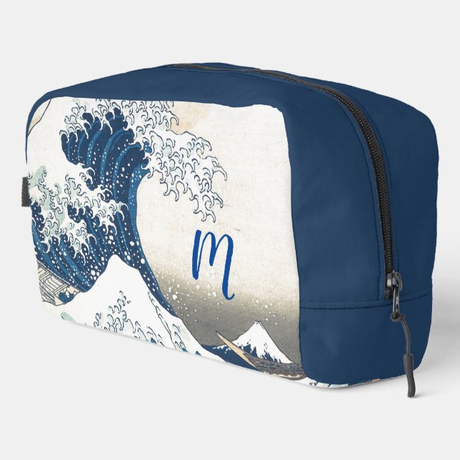 The Great Wave - Japanese art Dopp Kit (Right Corner)