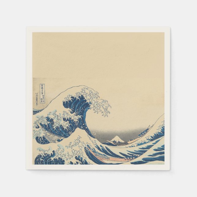 The Great Wave - Japanese art  Napkin (Front)