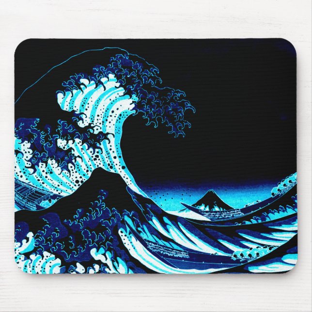 The Great Wave Mouse Pad (Front)