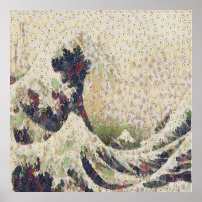 The Great Wave Of Honeydew Melon Fine Art Spoof Poster (Front)