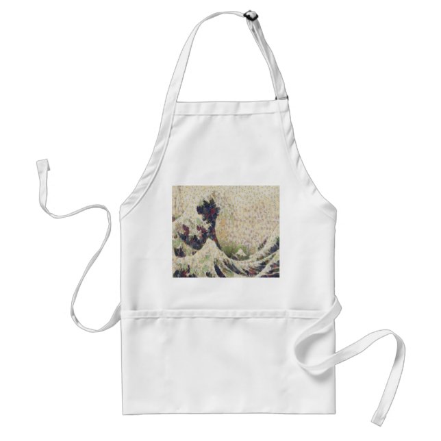 The Great Wave Of Honeydew Melon Fine Art Spoof Standard Apron (Front)