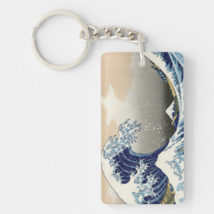The Great Wave of Kanagawa - Katsushika Hokusai Key Ring