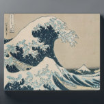 The Great Wave of Kanagawa, Views of Mt. Fuji Plaque<br><div class="desc">Image Collection Number:  XIR158277  The Great Wave of Kanagawa,  from the series '36 Views of Mt. Fuji' ('Fugaku sanjuokkei') pub. by Nishimura Eijudo (woodblock print). Hokusai,  Katsushika (1760-1849) woodblock print. Private Collection Giraudon.</div>