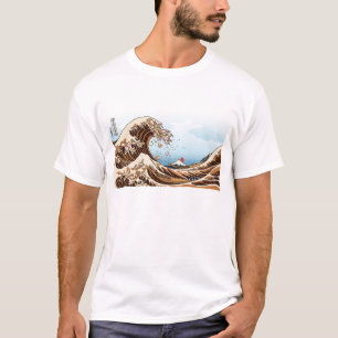 The Great Wave of Ramen - Funny Hokusai Ukiyo-e Pa T-Shirt