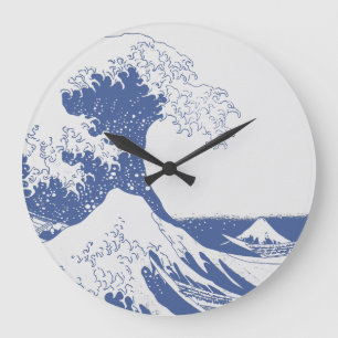 The Great Wave off Kanagawa (神奈川沖浪裏) Large Clock
