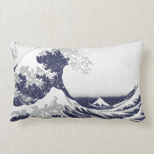 The Great Wave off Kanagawa (神奈川沖浪裏) Lumbar Cushion