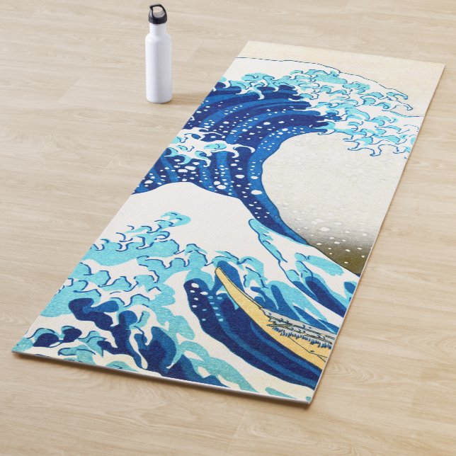 The Great Wave off Kanagawa (神奈川沖浪裏) Yoga Mat (In Situ)