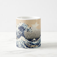 The Great Wave off Kanagawa 8 Bit Pixel Art