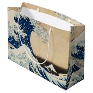 The Great Wave off Kanagawa by Hokusai Large Gift Bag