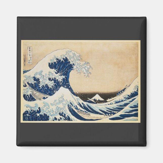 The Great Wave off Kanagawa by Hokusai Magnet (Front)