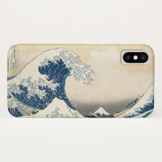 The Great Wave off Kanagawa iPhone X Case