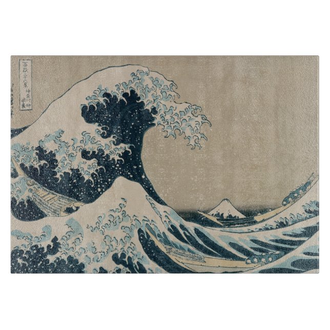 The Great Wave off Kanagawa Cutting Board (Front)