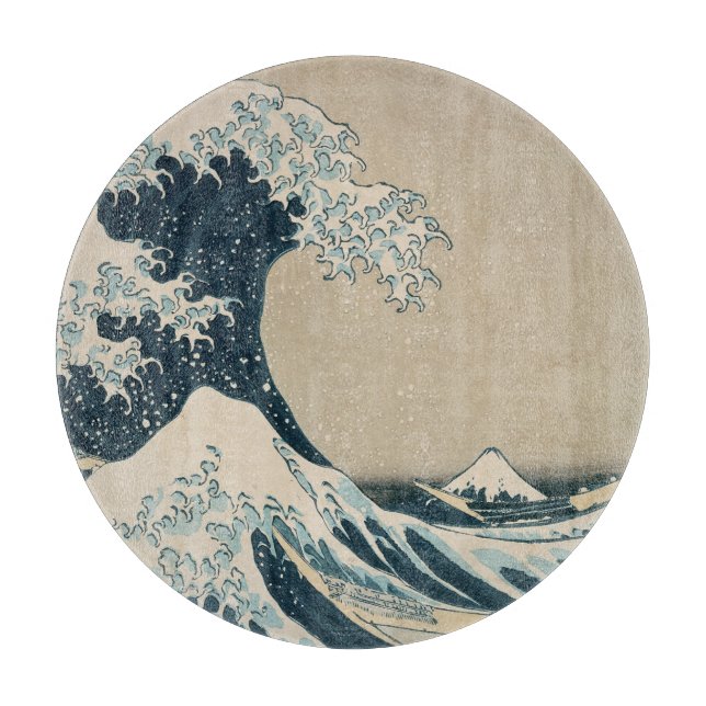 The Great Wave off Kanagawa Cutting Board (Front)