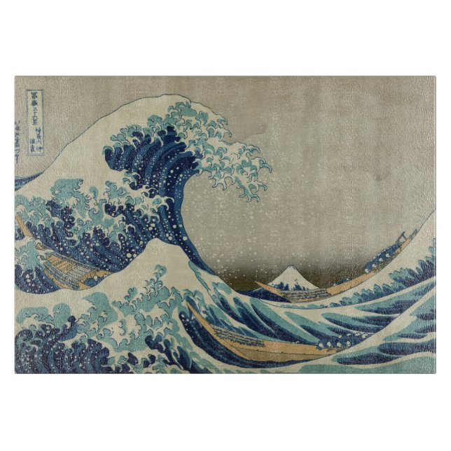 The Great Wave off Kanagawa Cutting Board (Front)