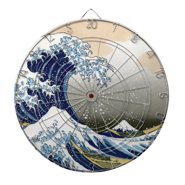 The Great Wave Off Kanagawa Dartboard (Front)