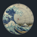 The Great Wave off Kanagawa Dartboard<br><div class="desc">The Great Wave off Kanagawa, also known as The Great Wave or simply The Wave, is a woodblock print by the Japanese artist Katsushika Hokusai. Example of ukiyo-e art, it was published sometime between 1830 and 1833 as the first in Hokusai's series Thirty-six Views of Mount Fuji, and is his...</div>