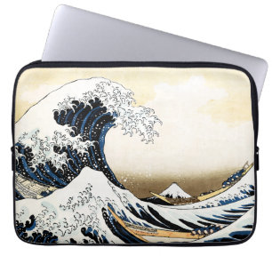 The Great Wave Off Kanagawa Hokusai, Japanese art Laptop Sleeve