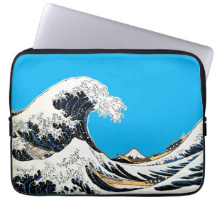 The Great Wave Off Kanagawa Hokusai, Japanese art Laptop Sleeve