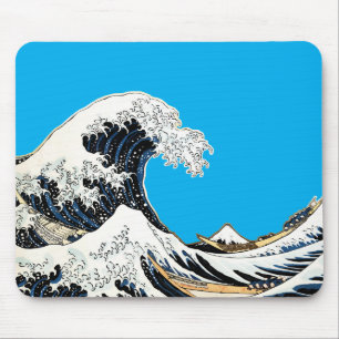 The Great Wave Off Kanagawa Hokusai, Japanese art Mouse Pad