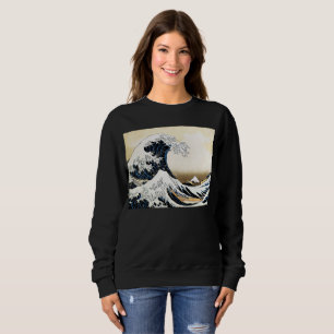 The Great Wave Off Kanagawa Hokusai, Japanese art Sweatshirt