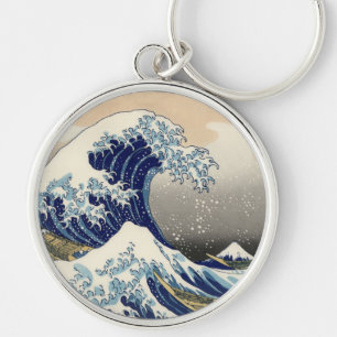 The Great Wave off Kanagawa Hokusai Key Ring