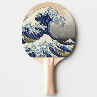 The Great Wave off Kanagawa Hokusai Ping Pong Paddle