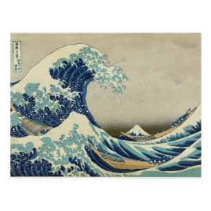 The Great Wave off Kanagawa (Hokusai) Postcard