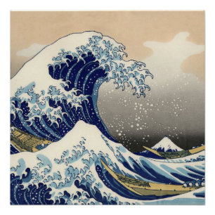 The Great Wave off Kanagawa Hokusai Poster