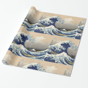 The Great Wave off Kanagawa Hokusai Wrapping Paper