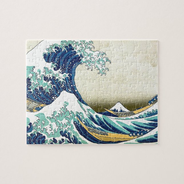 "The Great Wave Off Kanagawa" Jigsaw Puzzle (Horizontal)