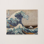 The Great Wave off Kanagawa Jigsaw Puzzle<br><div class="desc">The Great Wave off Kanagawa is a woodblock print by the Japanese artist Hokusai. It was published around 1830 in the late Edo period.</div>