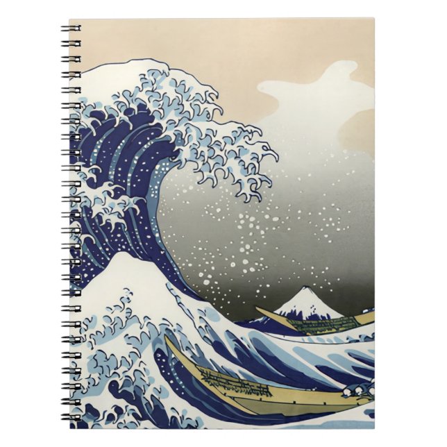 The Great Wave off Kanagawa Katsushika Hokusai  Notebook (Front)