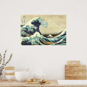 The Great Wave off Kanagawa Katsushika Hokusai  Poster