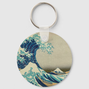The Great Wave off Kanagawa Key Ring