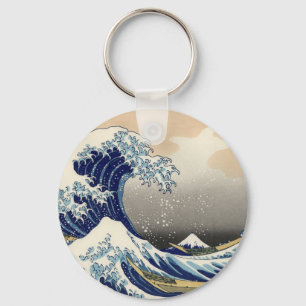 The Great Wave off Kanagawa Key Ring
