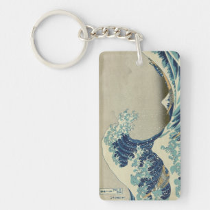 The Great Wave off Kanagawa Key Ring