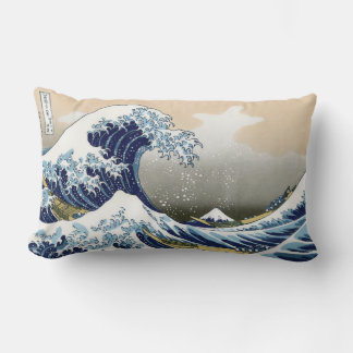 The Great Wave Off Kanagawa Lumbar Cushion