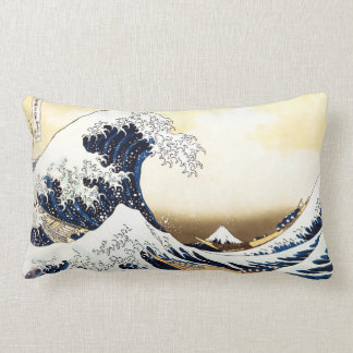 The Great Wave off Kanagawa Lumbar Cushion