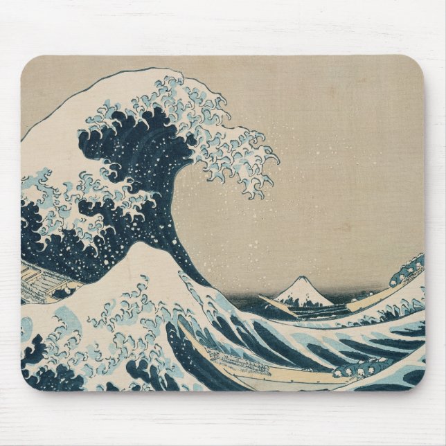 The Great Wave off Kanagawa Mouse Pad (Front)