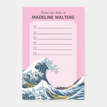 The Great Wave off Kanagawa Personalised Checklist