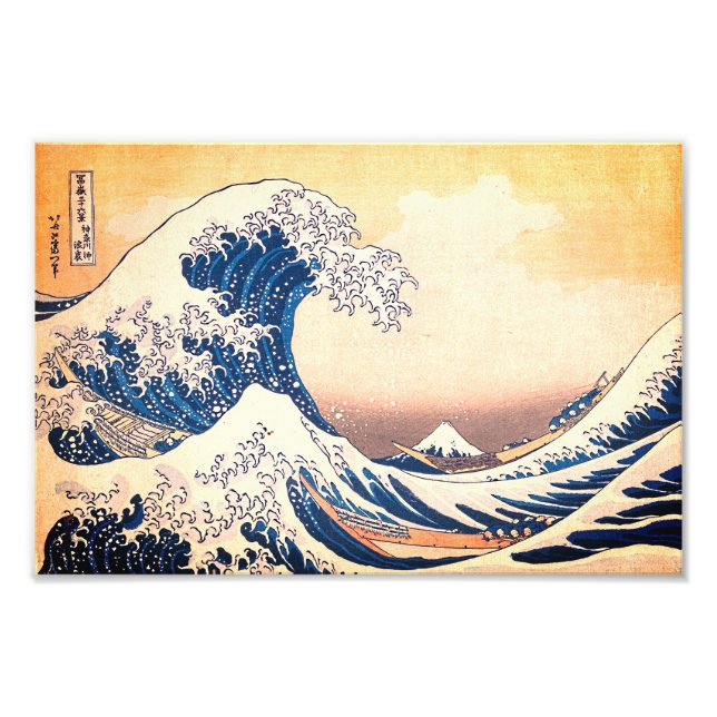The Great Wave Off Kanagawa Photo Print (Front)