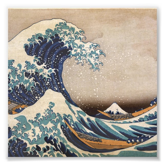 The Great Wave off Kanagawa Photo Print (Front)