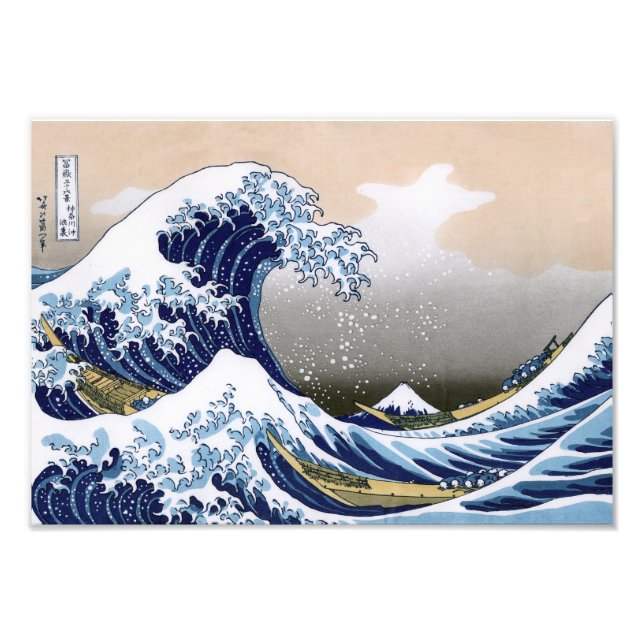 The Great Wave off Kanagawa Photo Print (Front)