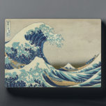 The Great Wave off Kanagawa Plaque<br><div class="desc">The Great Wave off Kanagawa The Great Wave off Kanagawa, also known as The Great Wave or simply The Wave, is a woodblock print by the Japanese artist Katsushika Hokusai. Example of ukiyo-e art, it was published sometime between 1830 and 1833 as the first in Hokusai's series Thirty-six Views of...</div>