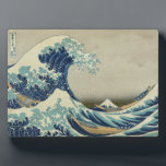 The Great Wave off Kanagawa Plaque<br><div class="desc">The Great Wave off Kanagawa The Great Wave off Kanagawa, also known as The Great Wave or simply The Wave, is a woodblock print by the Japanese artist Katsushika Hokusai. Example of ukiyo-e art, it was published sometime between 1830 and 1833 as the first in Hokusai's series Thirty-six Views of...</div>