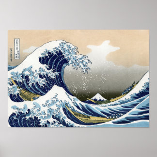 The Great Wave Off Kanagawa Poster