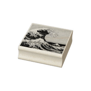 The Great Wave off Kanagawa Rubber Stamp