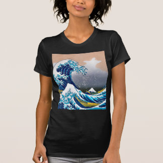 The Great Wave off Kanagawa Super High Resolution T-Shirt