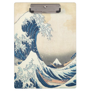 The Great Wave off Kanagawa Ukiyo-e Japanese Clipboard